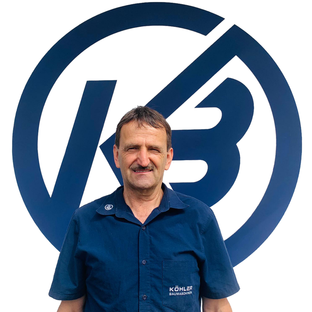 Mitarbeiter bei Köhler Baumaschinen